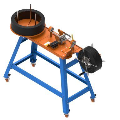 Máquina de bobinado y medición de alambres y cables D 200 PLUS