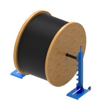 Caballete Desenrollador de Alambres y Cables MDK 900 NV CAP 2 Ton